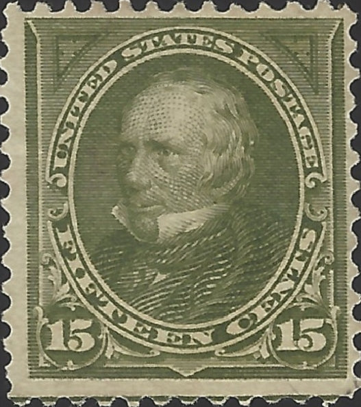 US Scott #284 Mint No Gum VF 15 Cent 1898 Henry Clay Stamp CV 150.00